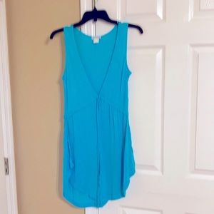 Venus size S teal blue tunic or beach coverup